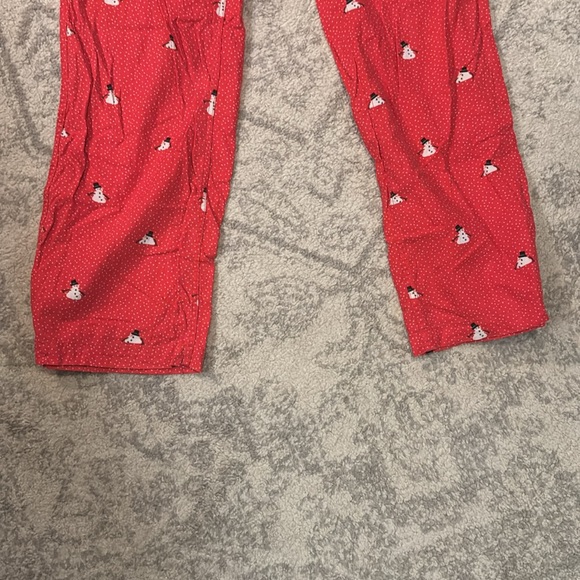 J Crew Small snowman pajamas pjs - Picture 5 of 6